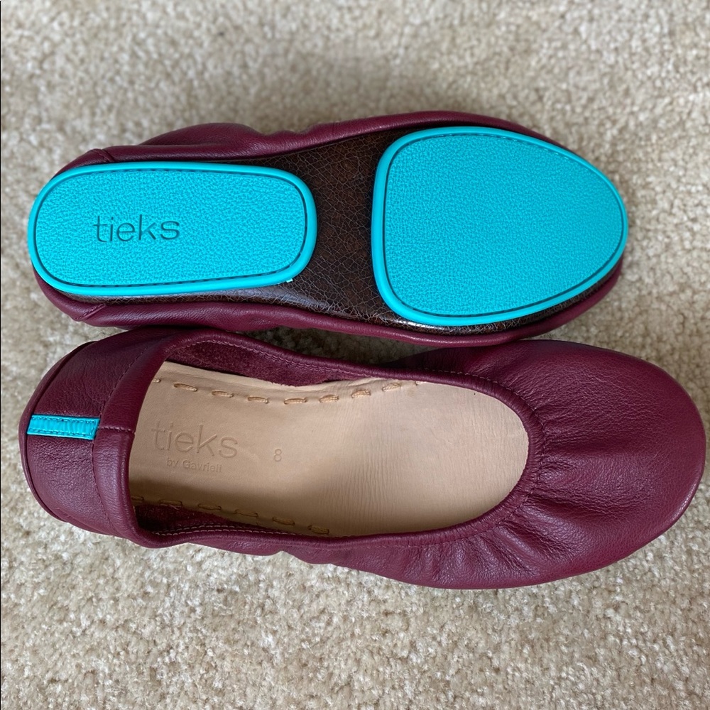 Tieks by Gavrieli Burgundy Flats